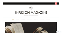 Desktop Screenshot of infusionmagazine.com